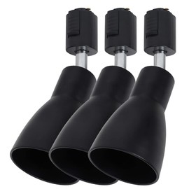 3pcs Duct Rail Spotlight E26 Lighting Fixture Black Duct Rail Lighting Rail Lighting Rail Spotlight Led Lighting Bar Spotlight for Living Room Hallway Bedroom Decor Angle Adjustable