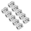 10Pcs Cross Cable Clamp Stainless Steel Wire Railing Clamp Fastener