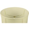 14"x16"x17" Tall Drum Lampshade Egg Shell Shantung, Cylinder Replacement Large
