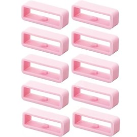 Silikon Uhrenarmband Schlaufe,10 PCS Armbanduhr Schlaufe Verschlussring Kompatibel 20mm Uhrenarmband Keeper Ersatz Uhrenband Schlaufe Halter