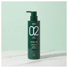 Amos Green Tea Realistic Shampoo Revitalizing for oily skin, 500g, 1 unit I agree to the use of personal information / 아모스 녹차실감 샴푸 리바이탈라이징 지성용 500g, 1개 개인정보 활용에 동의합니다