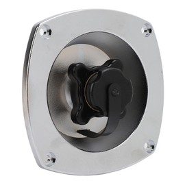 RV Water Inlet Connection City Water Fill Inlet, RV Water Hose Connector City Water Fill Flange with Check Valve, RV City Water Inlet (Chrome)