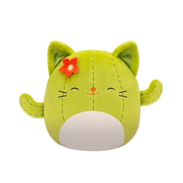 Squishmallows Original 8-Inch Ms. Miss Green Cactus Cat - Official