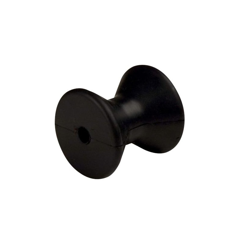 Smith 29540 Bow Roller 3" W BLK RUB
