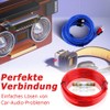 Abnaok Car Amplifier Cable Set, 10 GA, Connection Set, Car