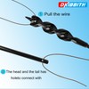 Flexible Installer Drill Bit for Pulling Wires Through Walls Ceilings