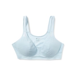 B Bui Di Women's Bra, Lightweight, Stomach Resistant, Half-top Bra, Cool Bra, Web Limited, Suzubbra, Wireless, Absorbent, Quick Drying, Mesh, pale, blue