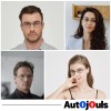 Autojouls Best Metal Reading Glasses Blue Light Blocking Spring Hinge