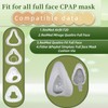 4 Pack Soft CPAP Mask Liners, One Size, Full Face