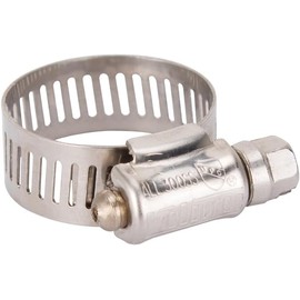 Rocky Mountain Goods Heavy Duty 1" Stainless Steel Hose Clamp - Clamp Range is 1/2" - 1-1/16" - (#10) -1/2" Band Width - Worm Drive Hose Clamp - Stainless Steel Screw