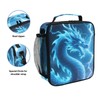 Dragon Blue Lightning Lunch Box Insulated Lunch Bag Prep Kids