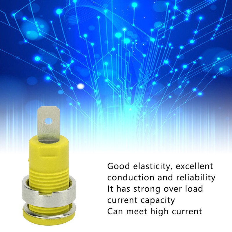 50Pcs Banana Socket 4mm High Current Discharge Long Service Life