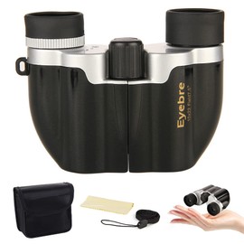 Binoculars, Concert, Opera Glass, Theater, 10x, Dome, Live, Sports View, Wide Angle, 7.5° Real View, For Concerts, 10x22, Popular, Lightweight, Small (Black)