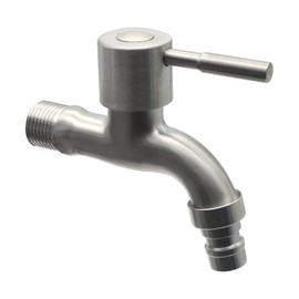 Wall Mounted Stainless Steel Cold Faucet Bathroom Sink Faucet Washing Machine Garden Faucets