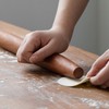 Muso Wood French Rolling Pin and Silicone Baking Mat Set,