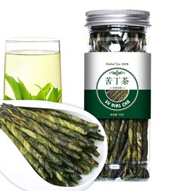 Chinese Herbal Tea Flower Fruit Tea Rose Tea Canned Golden Silk Chrysanthemum Bottled New Scented Tea Health Care Flowers Tea Healthy Green Food (75g Kuding Tea)