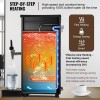 Commercial 1500W Electric Water Boiler Fast Heating 50 with 316