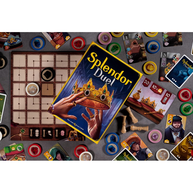 Space Cowboys Splendor Duel Board Game - Two-Player Strategy Game