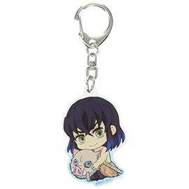 Demon Blade Kuhei Inosuke (True Face) Gyugyutto Acrylic Key Chain