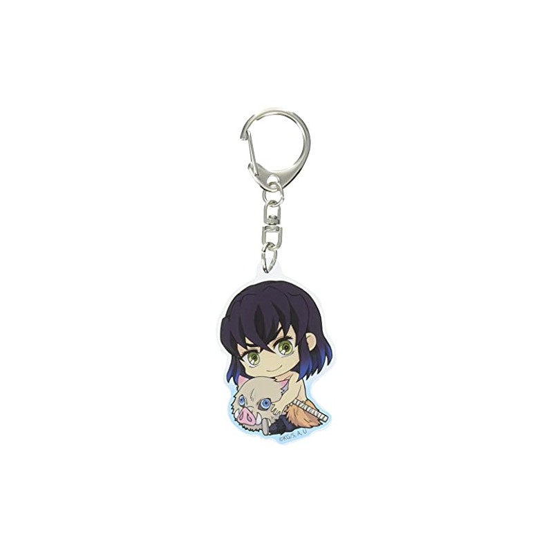 Demon Blade Kuhei Inosuke (True Face) Gyugyutto Acrylic Key Chain