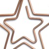 100Pcs Cute Paper Clips Retro Christmas Style Exquisite Color Wide