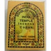 Song of India - India Temple Incense Cones. 6 x