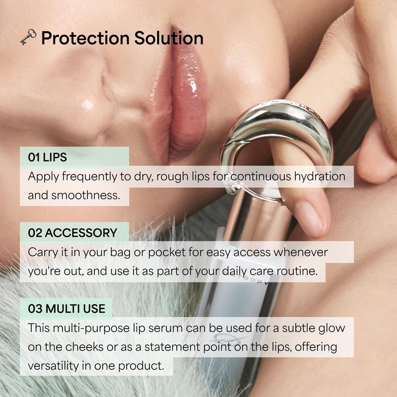 ENTROPY Makeup Charm Ultra Glossy Lip Serum, Nourish Lip Care