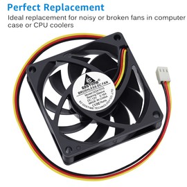 GDSTIME 70mm x 70mm x 15mm 12V 3PIN DC Brushless CPU Cooler Fan