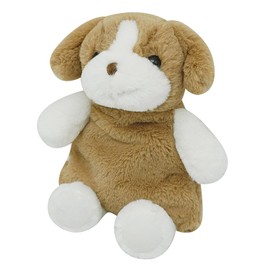 Daniel James Warm Hugs Microwaveable Plush Dog - Heatable Wheat Bag with Lavender Scent - Cute Cuddly Animal Heat Pad for Adults & Children - White Dog