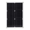 18V 20W Semi Flexible Solar Panel Monocrystalline High Efficiency Waterproof