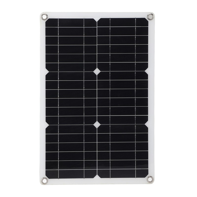 18V 20W Semi Flexible Solar Panel Monocrystalline High Efficiency Waterproof