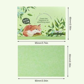 XPEX 900 Stück Natürliche Blotting Paper Gesicht, Gesichts-Löschpapier, Oil Control Paper, Blottpapier Für Fettige Hautpflege, Für Männer Frauen Ölige Haut(6Form)