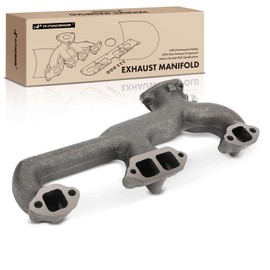 A-Premium Left Exhaust Manifold W/Gaskets, Studs, Nuts, Washers, Springs [8Cyl 5.7L] Compatible with Chevy P30, W3500 W4500 Tiltmaster & GMC P3500, W3500 W4500 Forward & Isuzu NPR, NPR-HD & Workhorse