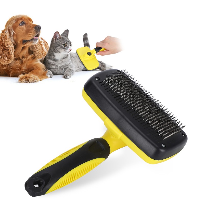 Pet Open Knot Comb Scalable Automatic Hair Removing Grooming Supplies