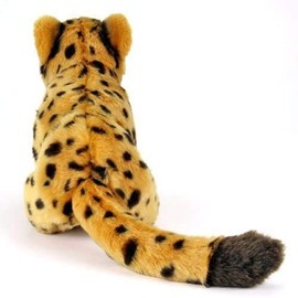 Carolata Cheetah Child Plush Animal (Real Animal Family Series), 4.9 x 8.3 x 8.9 inches (12.5 x 21 x 22.5 cm)