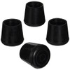Mintcraft #219-2458 Blkn Rbr Leg Tip 1-1/8 Set of 4