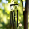 Quterhero Hummingbird Wind Chimes, Metal Outdoor Decor for Garden, Patio,