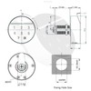2Pack Digital Cabinet Lock Electronic Coded Lock Mechanical Keyless Drawer