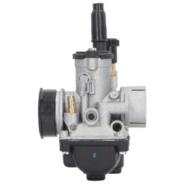 Akozon 21 mm Carburettor, Motorcycle Carburetor, Scooter Carburettor, Motorcycle Carb Choke Cable, Intake Manifold Carburetor for 2-Stroke Scooter 50-110 cc Motorcycle