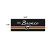 Ford Bronco Retro Stripe Metal Sign - Classic Bronco Wall