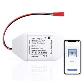 meross Smart WiFi Garage Door Opener Remote, App Control, Works with Alexa, Google Assistant and SmartThings, No Hub Needed（Non HomeKit Versions）