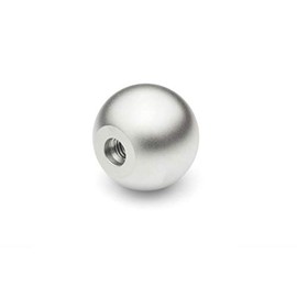 Ganter Normelemente, Ball Knobs Stainless Steel DIN 319-NI-20-M5-C, Diameter: 20 mm, Thread: M5
