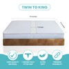 2-in-1 Bed Bridge Twin to King with Attached Sheet –