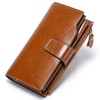 SENDEFN Women Leather Wallets RFID Blocking Clutch Card Holder Ladies