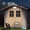 GLOBE Electric 17000221 19W LED Integrated Solar Powered Motion Activated