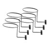 Veraing 6 Pieces Helmet Holder Wall Mount Helmet Storage Display