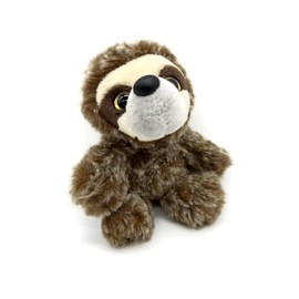 The Petting Zoo Mermaid Doll with Sloth Plush Toy, Gifts for Girls, Plush Mermaid Doll with Sloth Stuffed Animal, 16in Dark Skinned