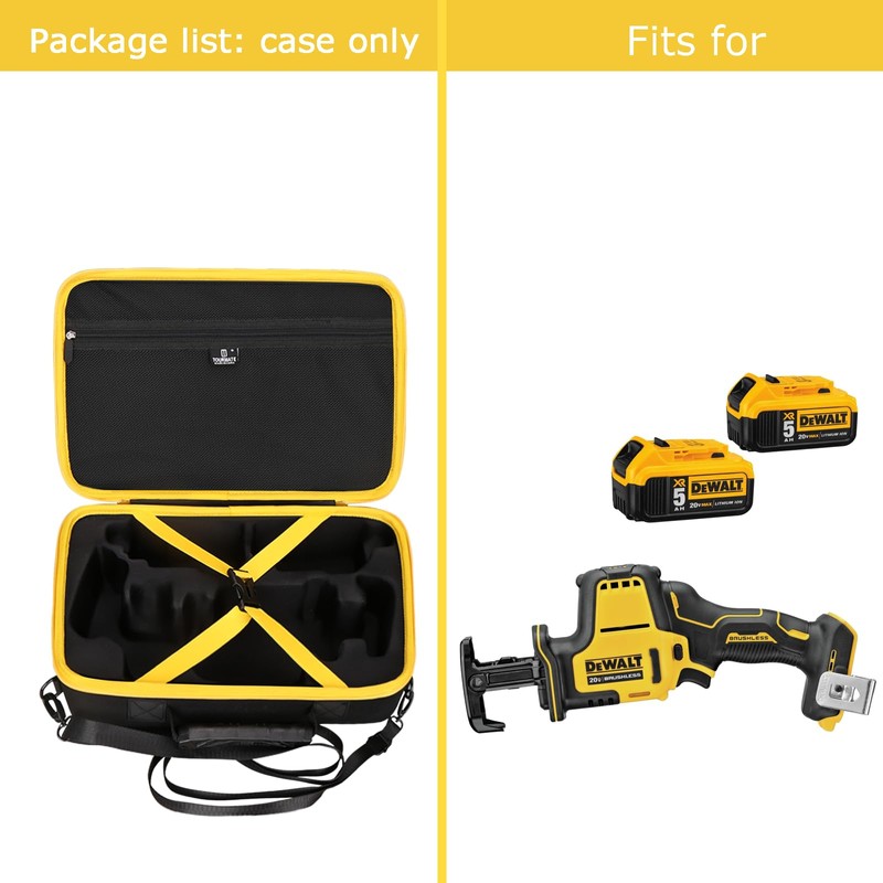 Tourmate Hard Case for DEWALT ATOMIC 20V MAX* Cordless Reciprocating