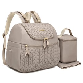 Qualyphant Breast Pump Bag for Spectra S1/S2 & Medela – Insulated Cooler Bag, 14" Laptop Sleeve, Diaper Backpack with Changing Pad – Lightweight, Water-Resistant & Stylish for Work, Travel