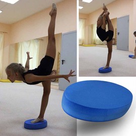 Oval Foam Balance Pads, Stable Fitness Exercise Pad, Portable Gymnastics Trainer Board, Thermoplastic Elastomer Non-Slip Perfect for Physical Therapy, Pilates, Strength Training, Blue